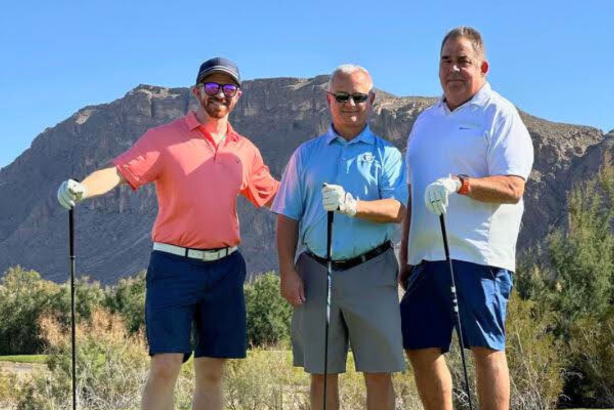 Technology Experts Playing Golf In Lajitas