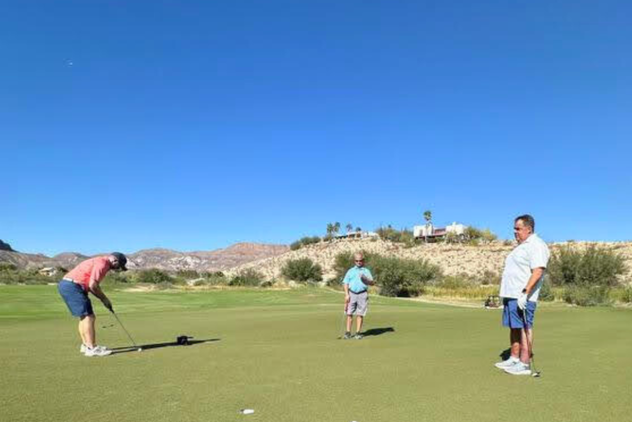 Technology Experts Standing Around Lajitas Golf Resort