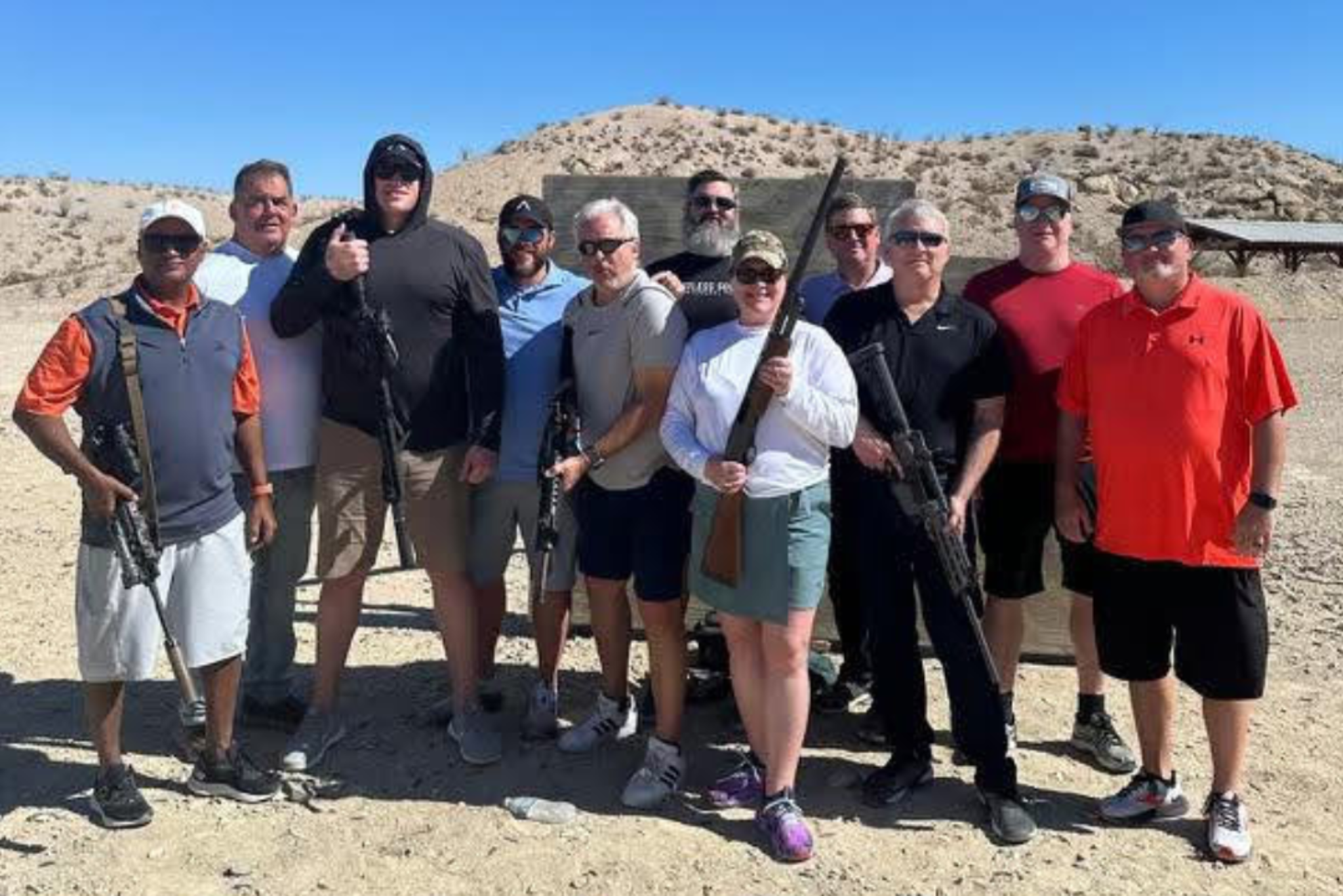 CCG and Technology Experts At Gun Range In Lajitas